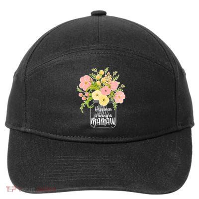 Happiness Is Being A Mamaw 7-Panel Snapback Hat