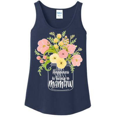 Happiness Is Being A Mamaw Ladies Essential Tank