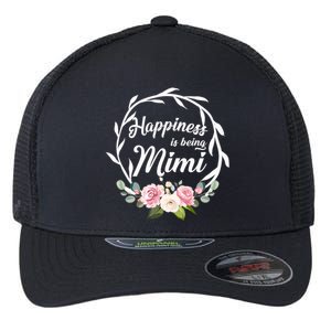 Happiness Is Being A Mimi Flexfit Unipanel Trucker Cap