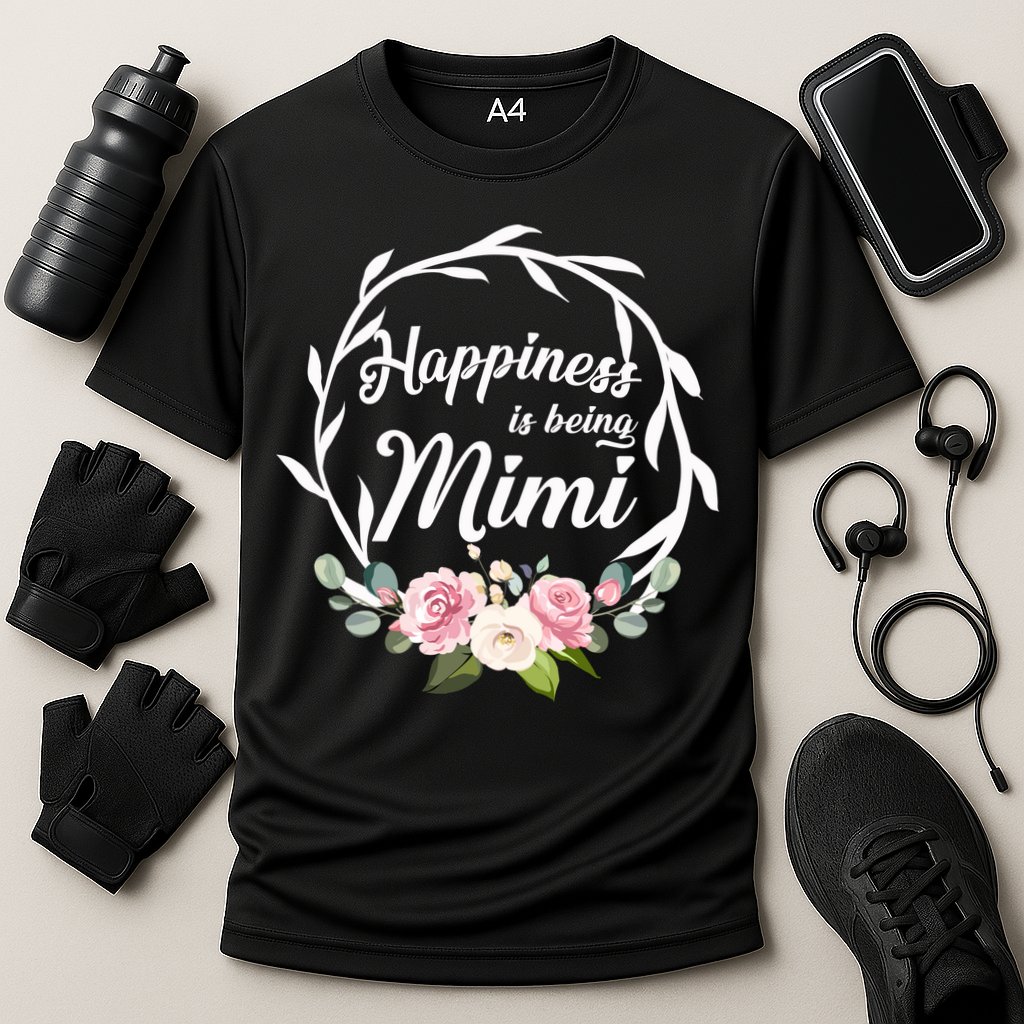 Happiness Is Being A Mimi Performance Shirt