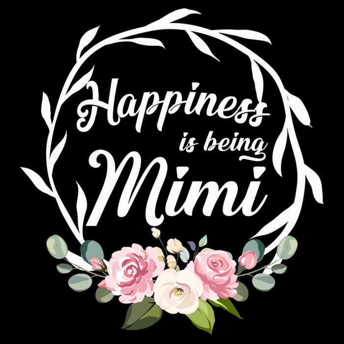 Happiness Is Being A Mimi 7-Panel Snapback Hat