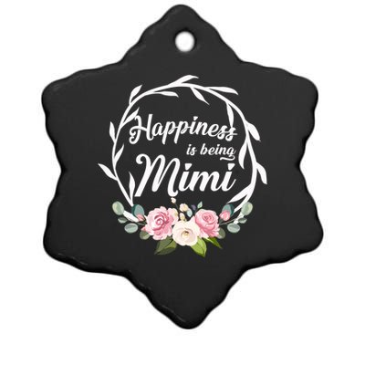 Happiness Is Being A Mimi Ceramic Star Ornament