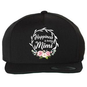 Happiness Is Being A Mimi Wool Snapback Cap