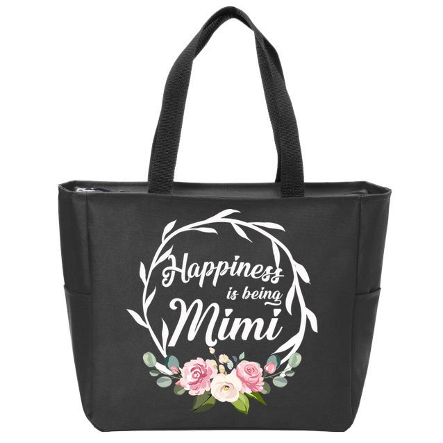 Happiness Is Being A Mimi Zip Tote Bag