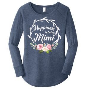 Happiness Is Being A Mimi Women's Perfect Tri Tunic Long Sleeve Shirt