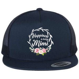 Happiness Is Being A Mimi Flat Bill Trucker Hat