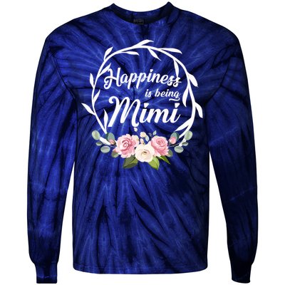 Happiness Is Being A Mimi Tie-Dye Long Sleeve Shirt