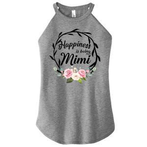 Happiness Is Being A Mimi Women's Perfect Tri Rocker Tank