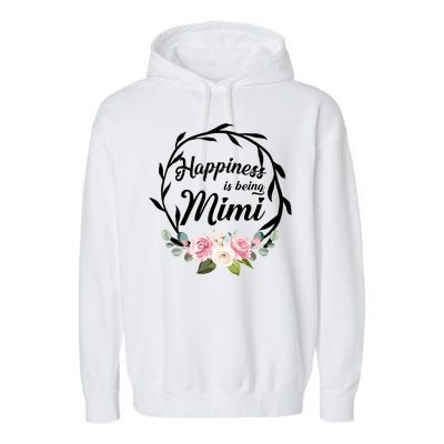 Happiness Is Being A Mimi Garment-Dyed Fleece Hoodie