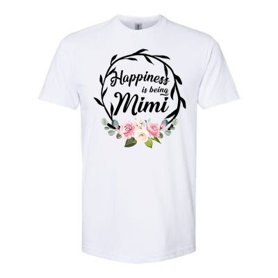 Happiness Is Being A Mimi Softstyle® CVC T-Shirt