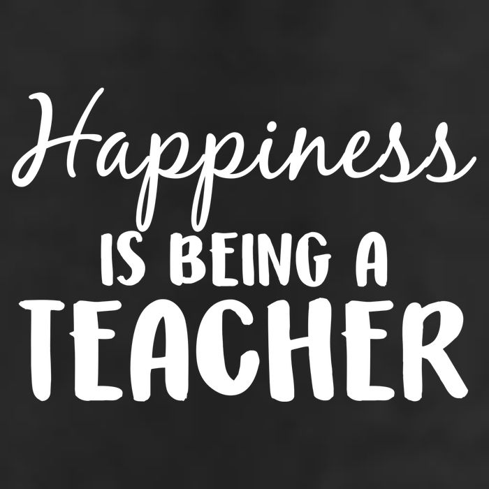 Happiness Is Being A Teacher 7 Panel Mesh Trucker Snapback Hat