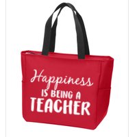 Happiness Is Being A Teacher Zip Tote Bag