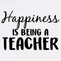 Happiness Is Being A Teacher Garment-Dyed Sweatshirt