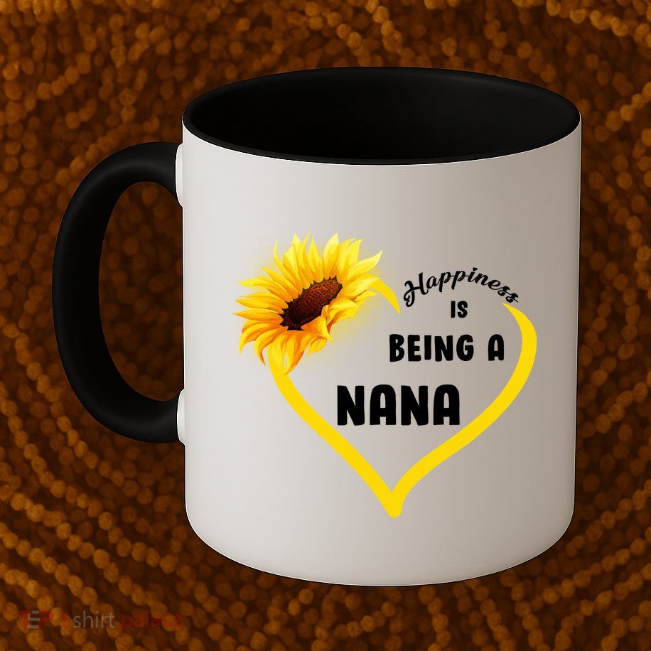 Happiness Is Being Called Nana Sunflower Mug
