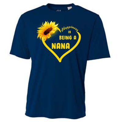 Happiness Is Being Called Nana Sunflower Cooling Performance Crew T-Shirt