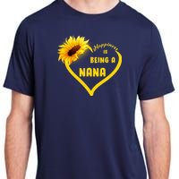 Happiness Is Being Called Nana Sunflower Adult ChromaSoft Performance T-Shirt