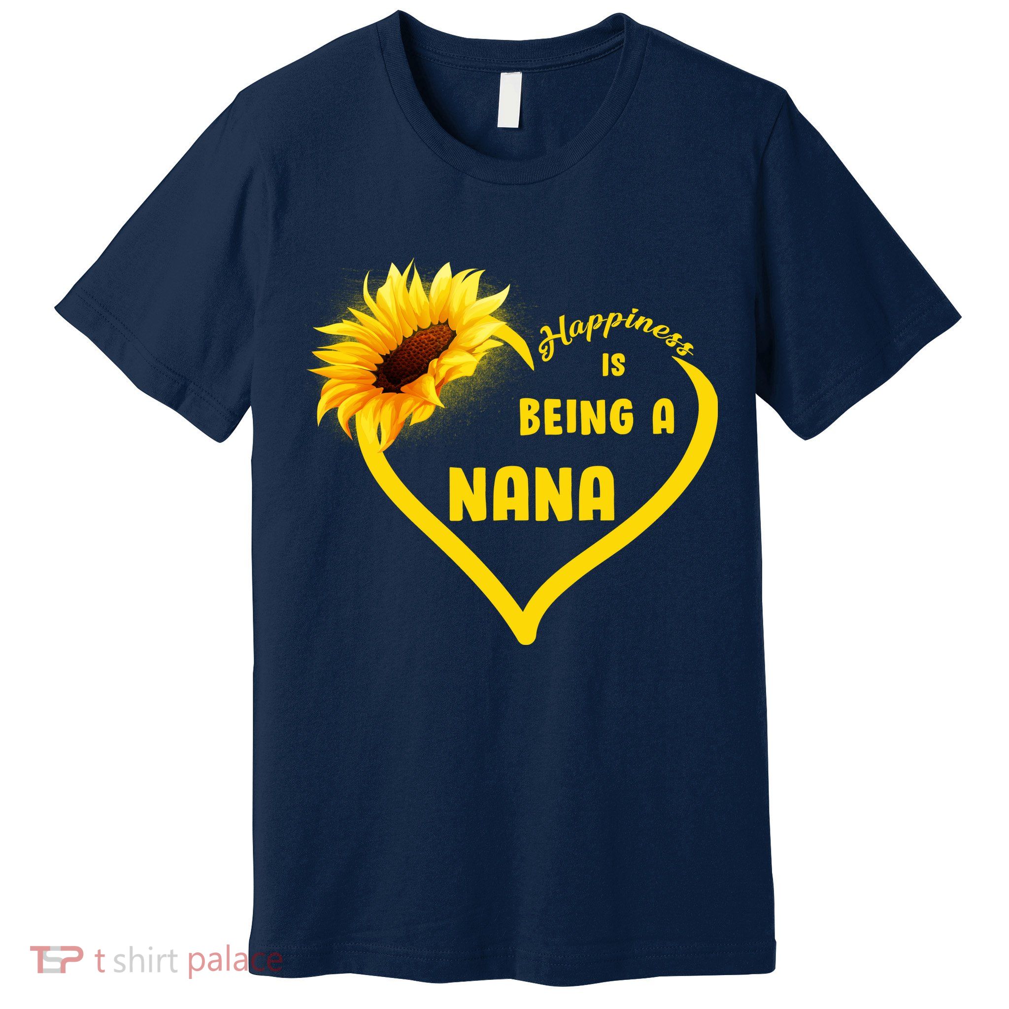 Happiness Is Being Called Nana Sunflower Premium T-Shirt