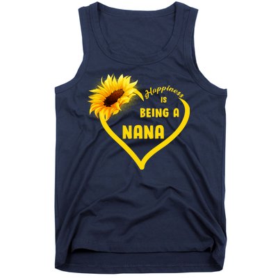 Happiness Is Being Called Nana Sunflower Tank Top