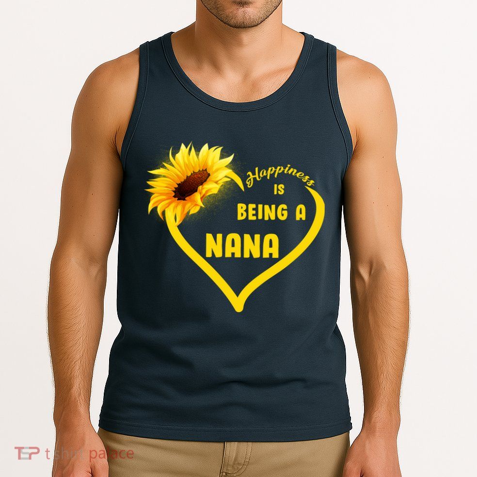 Happiness Is Being Called Nana Sunflower Tank Top