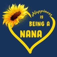 Happiness Is Being Called Nana Sunflower Crop Top