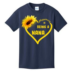 Happiness Is Being Called Nana Sunflower Kids T-Shirt