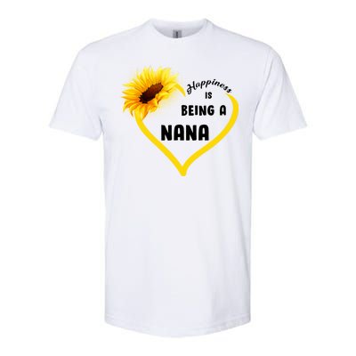 Happiness Is Being Called Nana Sunflower Softstyle® CVC T-Shirt