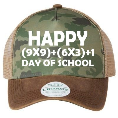 Happy 100 Days Of School Math Equation Legacy Tie Dye Trucker Hat