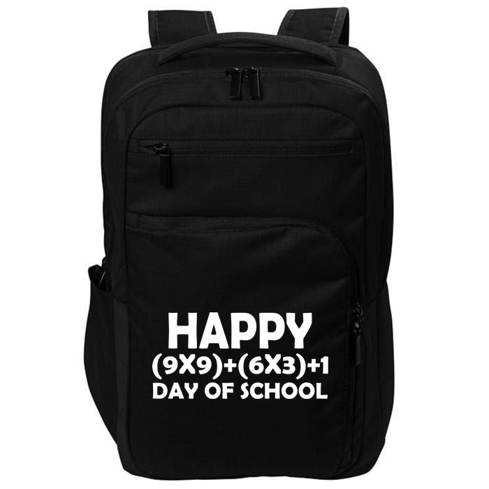 Happy 100 Days Of School Math Equation Impact Tech Backpack