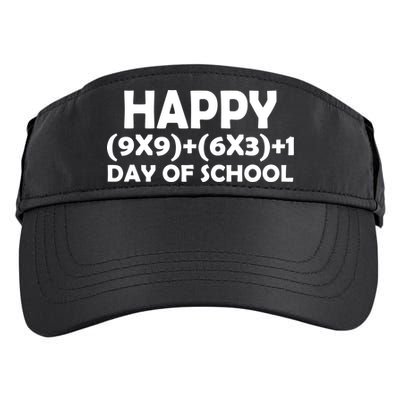 Happy 100 Days Of School Math Equation Adult Drive Performance Visor