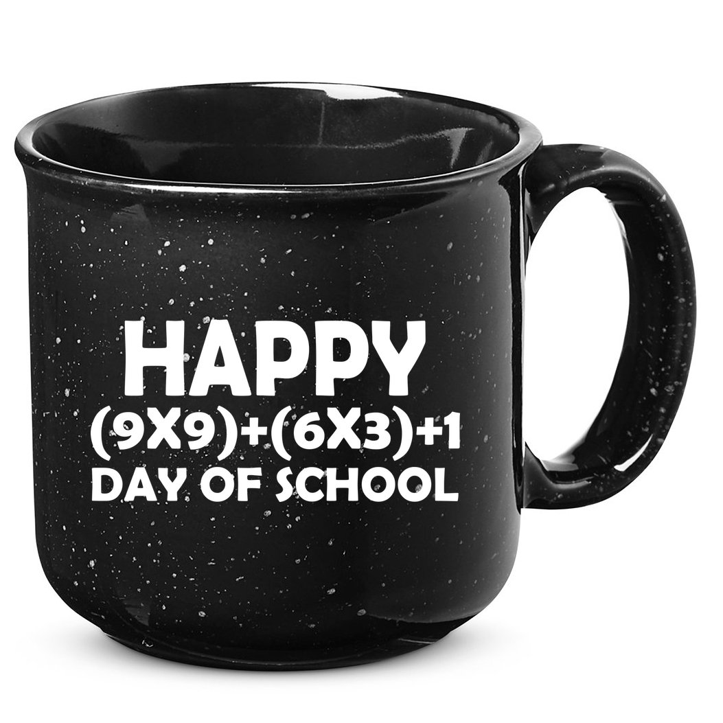 Happy 100 Days Of School Math Equation 15oz Campfire Ceramic Mug