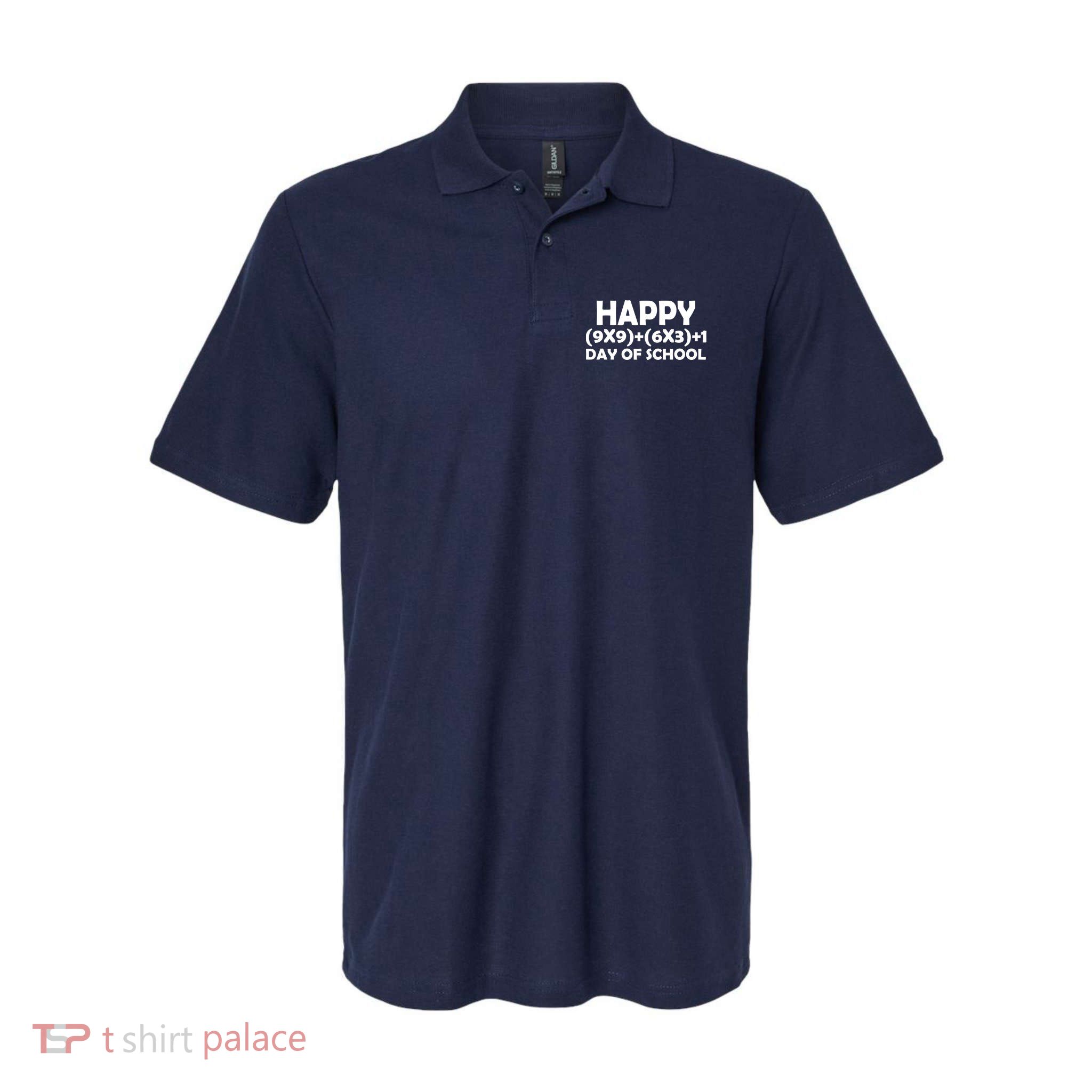 Happy 100 Days Of School Math Equation Polo