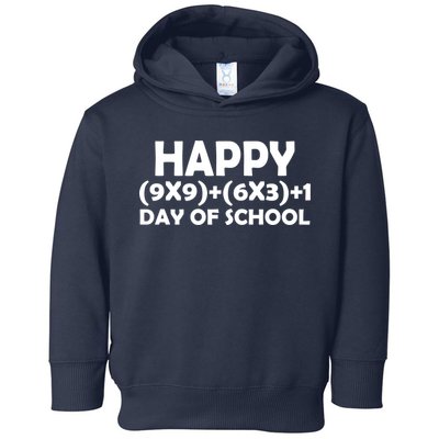 Happy 100 Days Of School Math Equation Toddler Hoodie