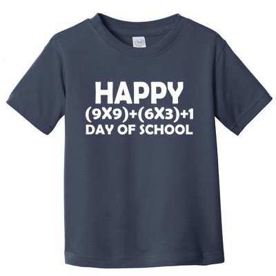 Happy 100 Days Of School Math Equation Toddler T-Shirt