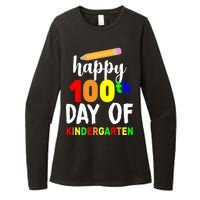 Happy 100th Day Of Kindergarten Pencil Womens CVC Long Sleeve Shirt