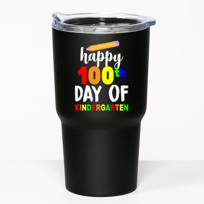 Happy 100th Day Of Kindergarten Pencil Tumbler