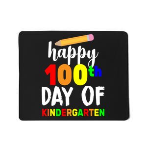 Happy 100th Day Of Kindergarten Pencil Mousepad