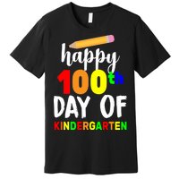 Happy 100th Day Of Kindergarten Pencil Premium T-Shirt