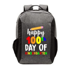 Happy 100th Day Of Kindergarten Pencil Vector Backpack