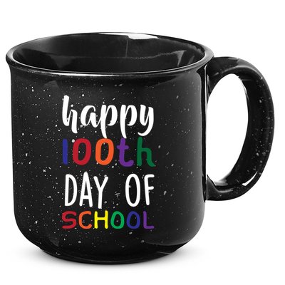 Happy 100th Day of School 15oz Campfire Ceramic Mug