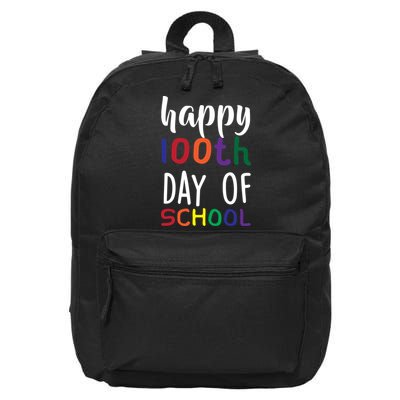 Happy 100th Day Of School 16 in Basic Backpack