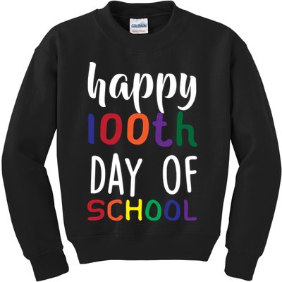 Happy 100th Day Of School Kids Sweatshirt