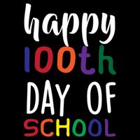 Happy 100th Day Of School Wool Snapback Cap