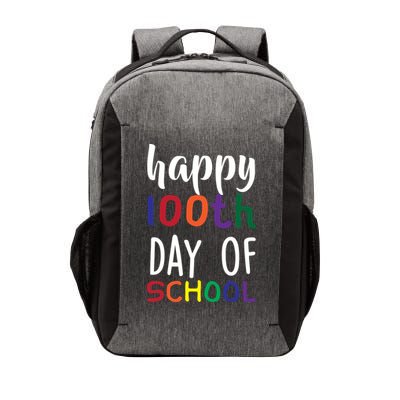 Happy 100th Day Of School Vector Backpack