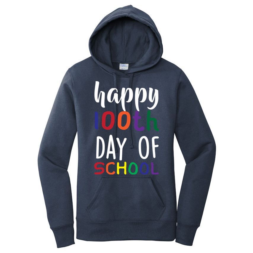 Happy 100th Day of School Women's Pullover Hoodie
