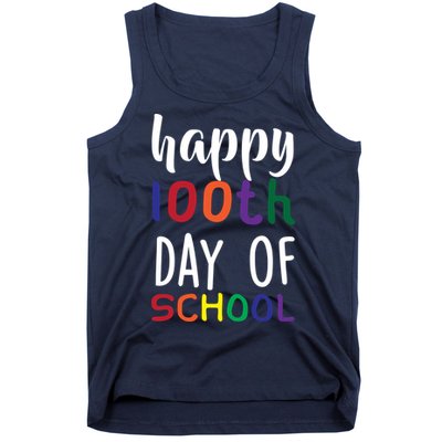 Happy 100th Day of School Tank Top