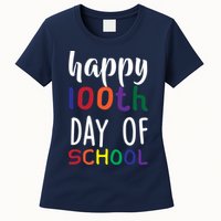 Happy 100th Day of School Womens T-Shirt