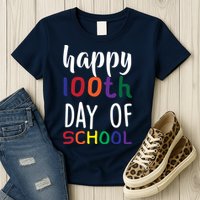 Happy 100th Day of School Womens T-Shirt