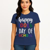 Happy 100th Day of School Womens T-Shirt