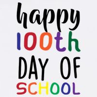 Happy 100th Day Of School Garment-Dyed Sweatshirt