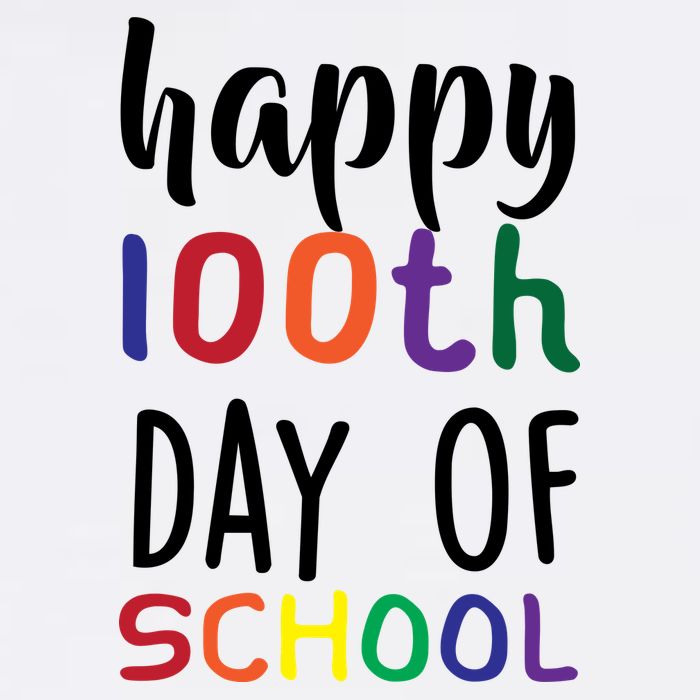 Happy 100th Day Of School Garment-Dyed Sweatshirt
